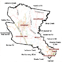 Sunbury District summary map