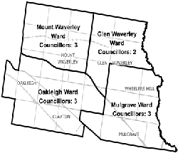 Monash City Council summary map