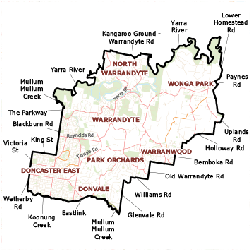 Warrandyte District summary map