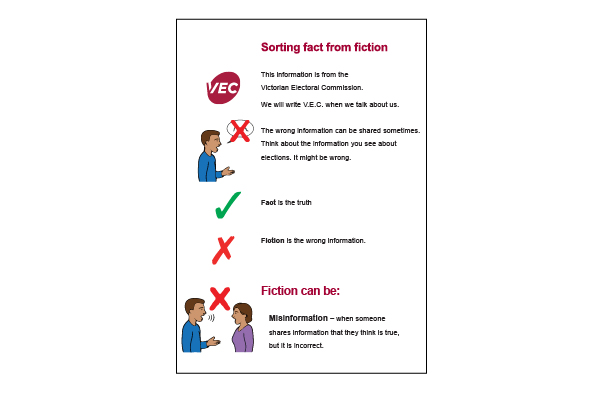 First page of the guide to sorting fact from fiction