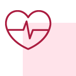 Illustration of a heart with a pulse