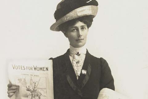 Vida Goldstein Photo of Victorian women's vote campaigner Vida Goldstein