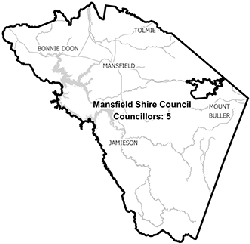 Map of Mansfield Council