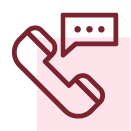 Phone with speech bubble