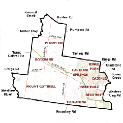 Map of Kororoit District
