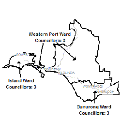 Map of Bass Coast Shire council
