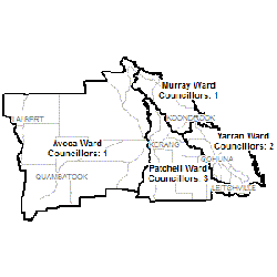 Map of Ganawarra Shire Council