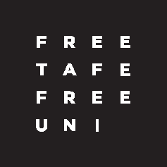 Free TAFE Free Uni party logo