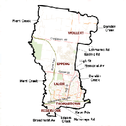 Thomastown District summary map