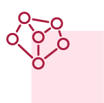 Illustration of several dots interconnected by lines