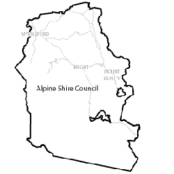 Map of Alpine Shire Council