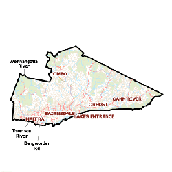Map of district