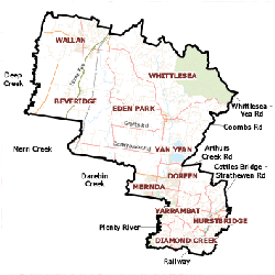 Yan Yean District summary map