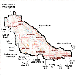 Map of Murray Plains district