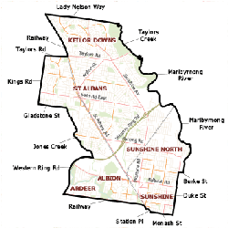 St Albans District summary map