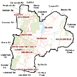 Map of Monbulk district